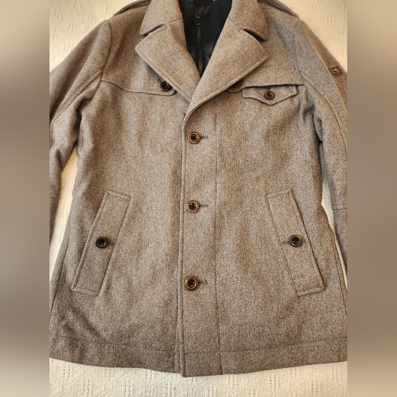 BOSS Orange Men's Wool Blend Coat Size 40R - Picture 2 of 10